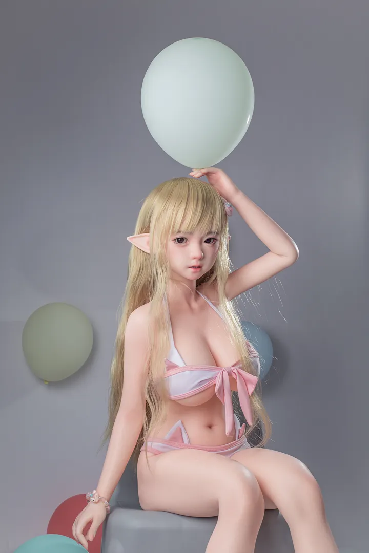 110cm (3ft7) Petite Elf Silicone Sex Doll Loxi, ROS Head #113B